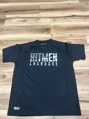 Hitmen Lacrosse Men's Under Armour Black Graphic Performance Tee